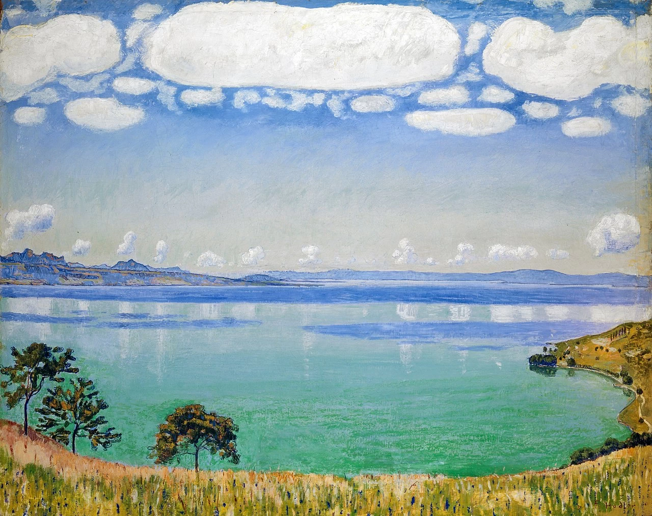 Lago di Ginevra da Chexbres - Kunstmuseum Basel, Basilea